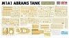 Rye Field Model 5120 M1A1 ABRAMS TANK Ukraine Update Version with Workable Tracks 1/35
